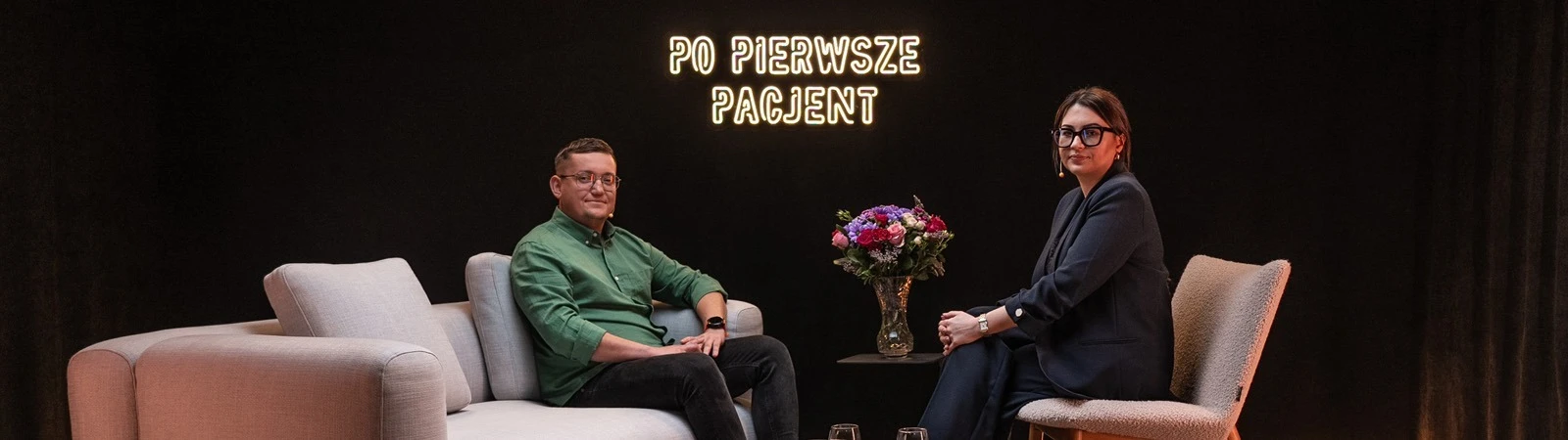 Paweł Kwaśny i Monika Rachtan w programie Po Pierwsze Pacjent